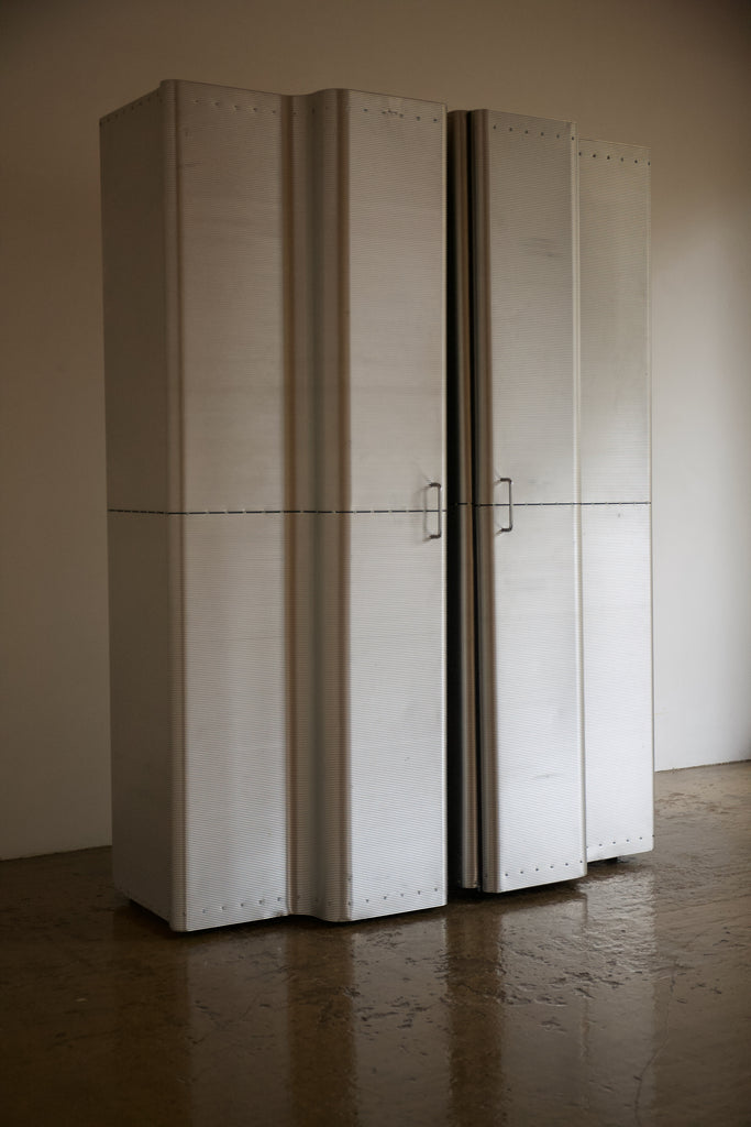 Aluminium Wardrobe by Kurt Thut for Pallucco, 1990