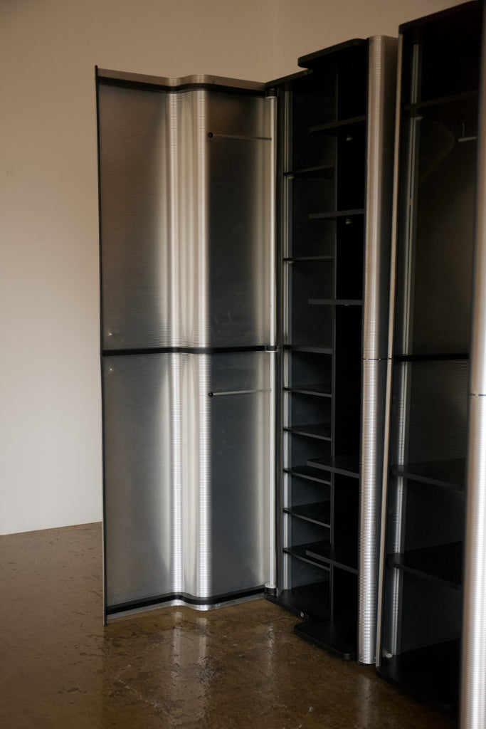 Aluminium Wardrobe by Kurt Thut for Pallucco, 1990