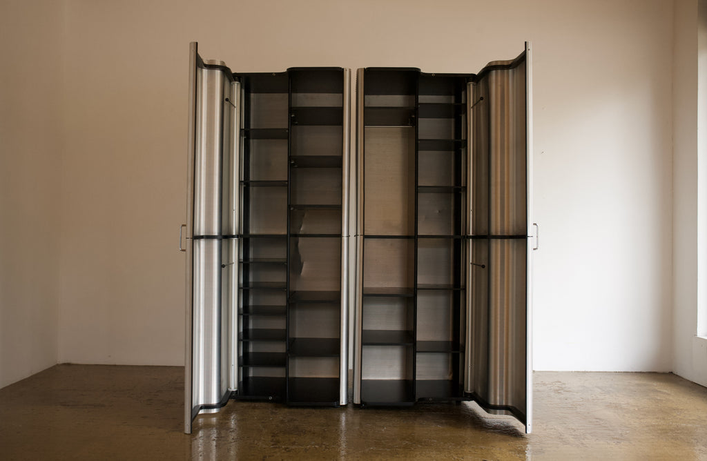Aluminium Wardrobe by Kurt Thut for Pallucco, 1990