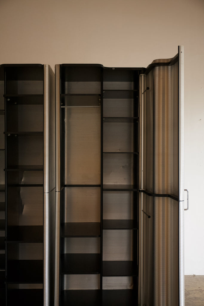 Aluminium Wardrobe by Kurt Thut for Pallucco, 1990