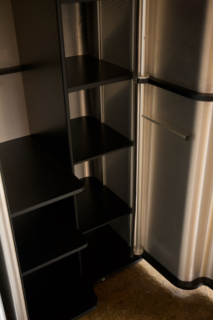Aluminium Wardrobe by Kurt Thut for Pallucco, 1990