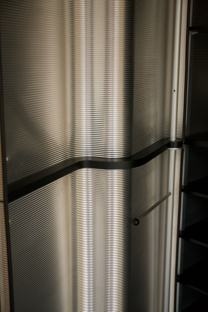 Aluminium Wardrobe by Kurt Thut for Pallucco, 1990
