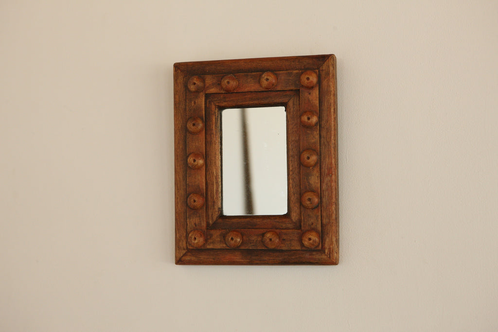 Hand Carved Mirror