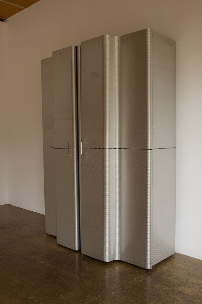 Aluminium Wardrobe by Kurt Thut for Pallucco, 1990