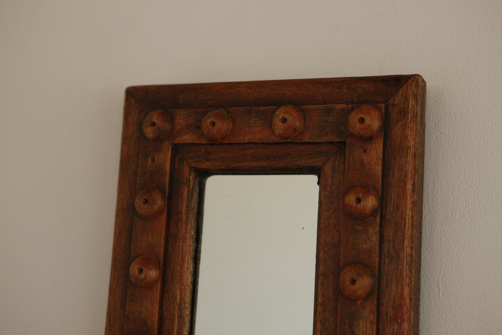Hand Carved Mirror