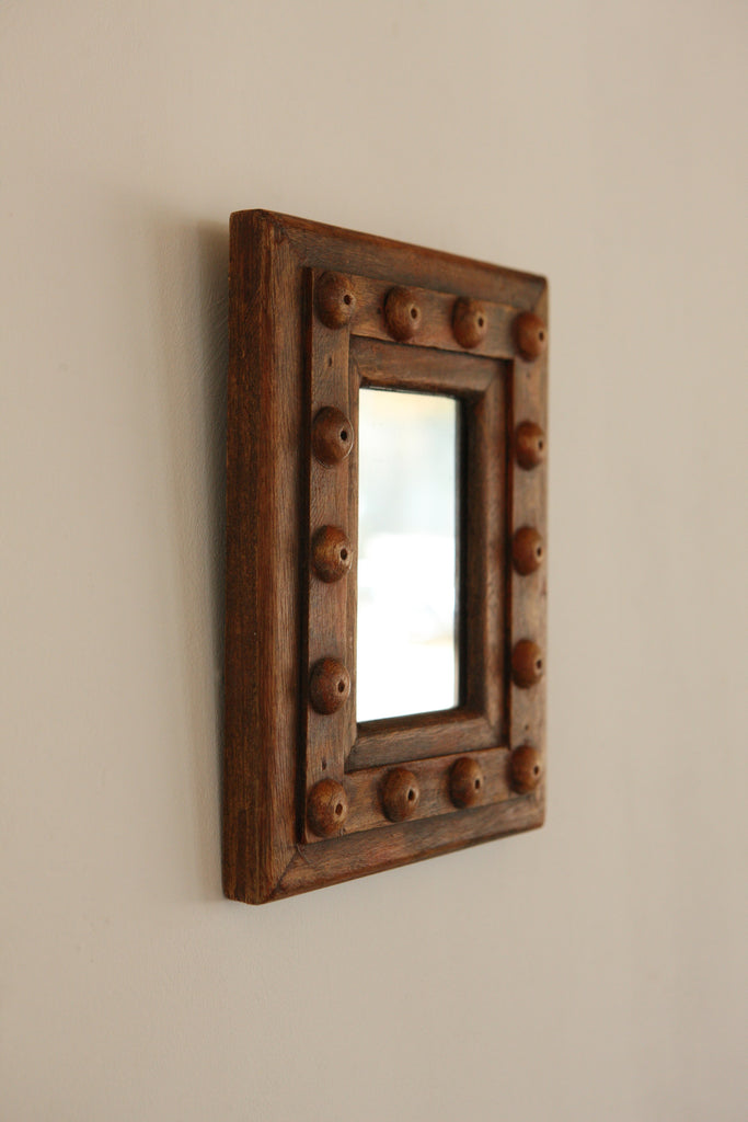 Hand Carved Mirror