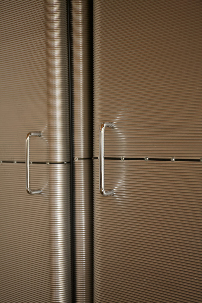 Aluminium Wardrobe by Kurt Thut for Pallucco, 1990