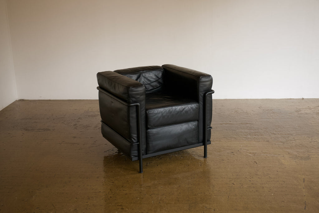 LC2 Leather Armchair, Le Corbusier, Perriand. & Jeanneret for Cassina