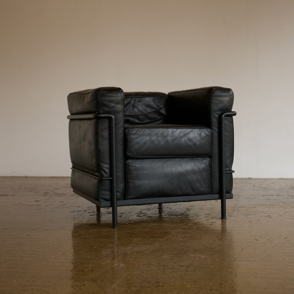 LC2 Leather Armchair, Le Corbusier, Perriand. & Jeanneret for Cassina