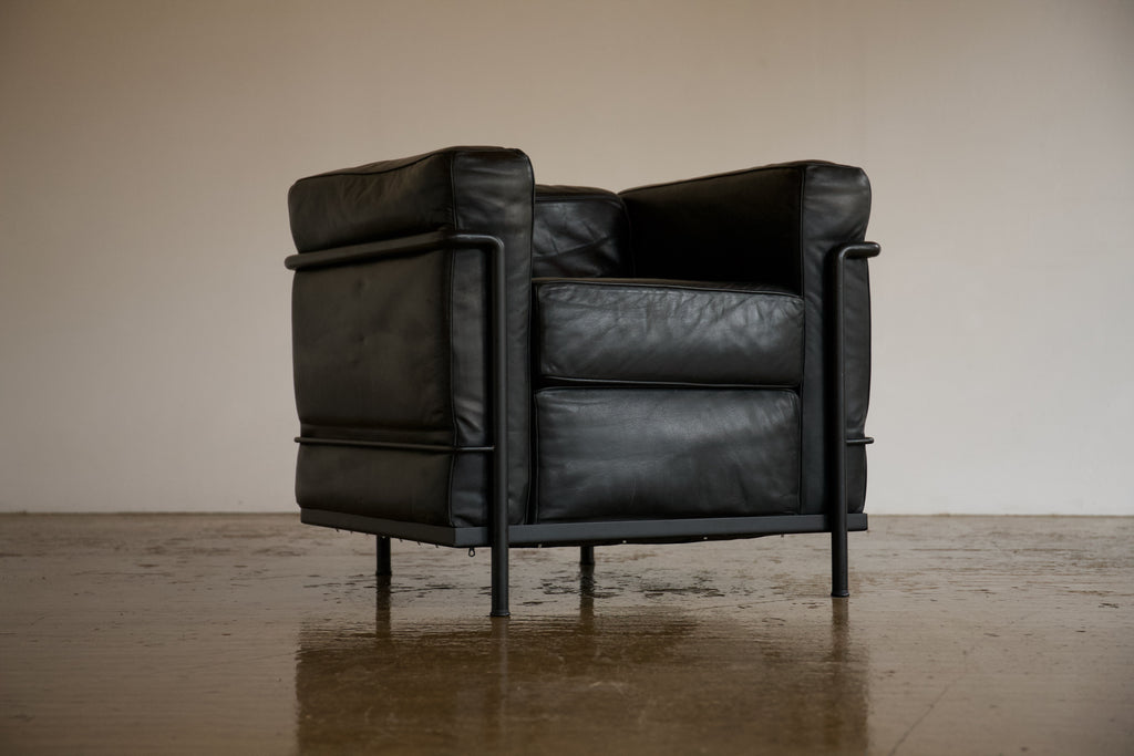 LC2 Leather Armchair, Le Corbusier, Perriand. & Jeanneret for Cassina