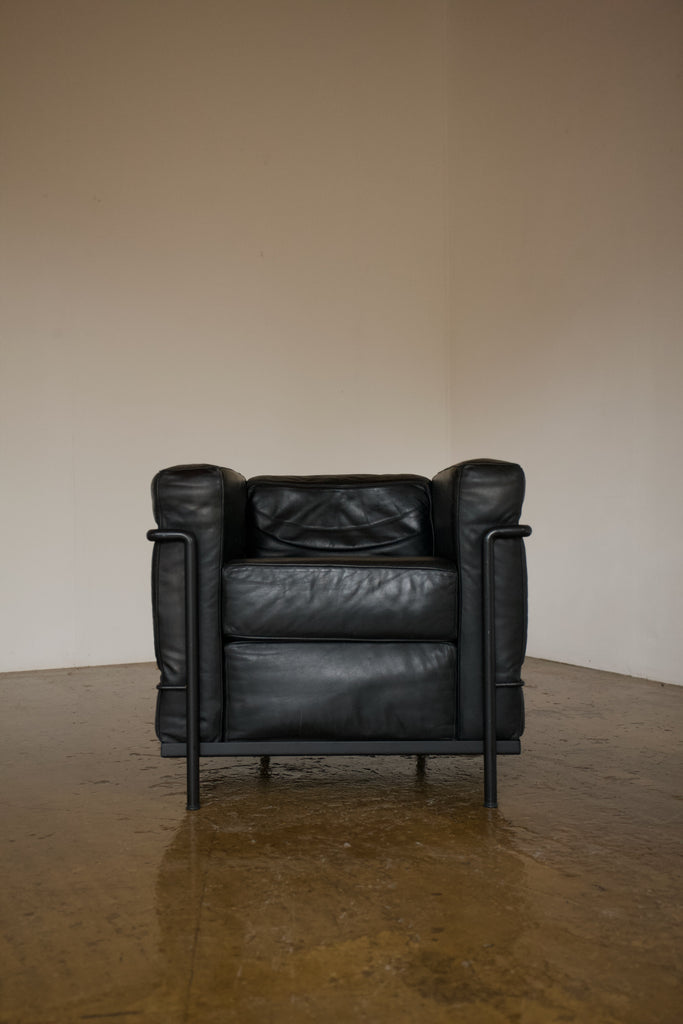 LC2 Leather Armchair, Le Corbusier, Perriand. & Jeanneret for Cassina