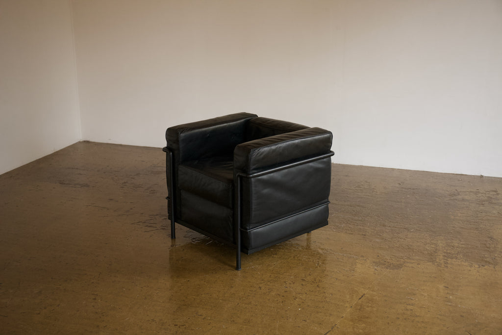LC2 Leather Armchair, Le Corbusier, Perriand. & Jeanneret for Cassina