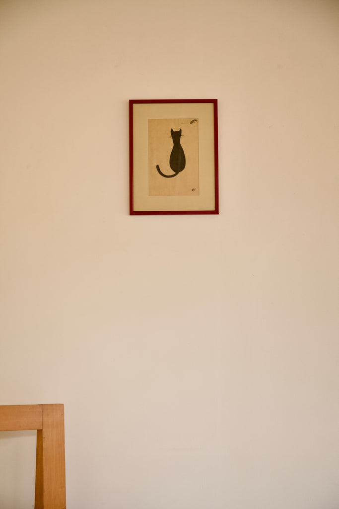 Cat and Mouse, Watercolour