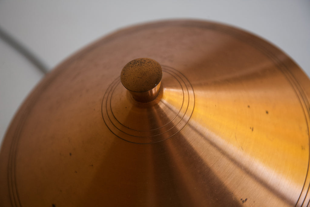 Copper and Brass Table, 1930's by Gersyl