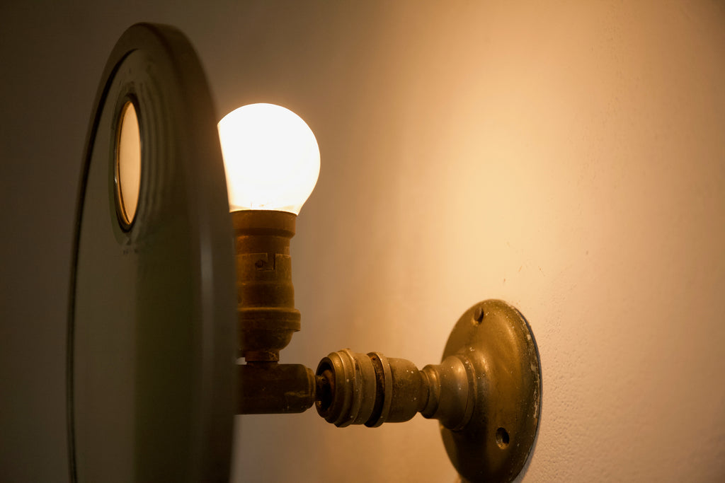 Art Deco Illuminating Wall Mirror