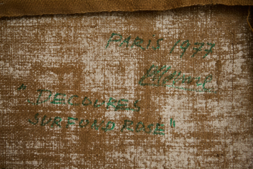 Dietrich Männel (1940-2011) Oil on Canvas 1978