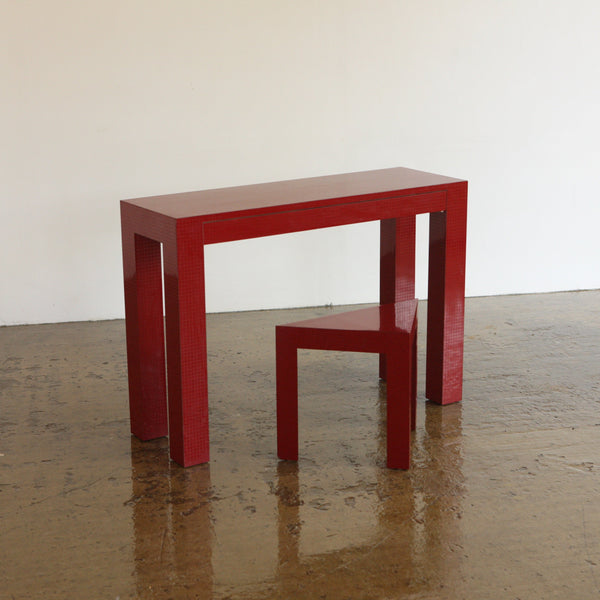 Post-modern Console and Stool