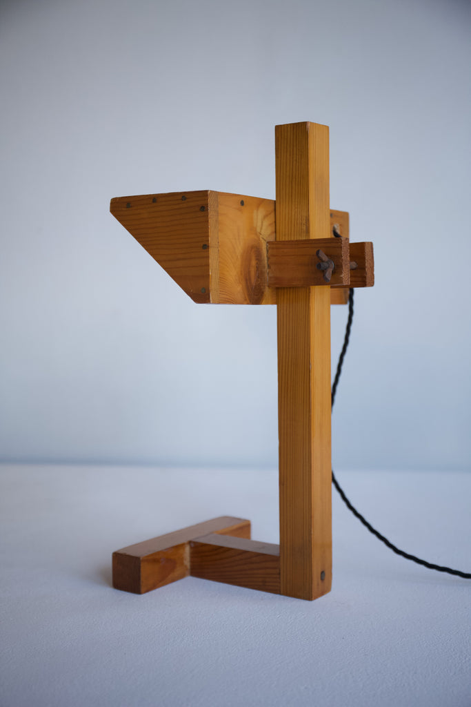 1970's Constructivist Table Lamp