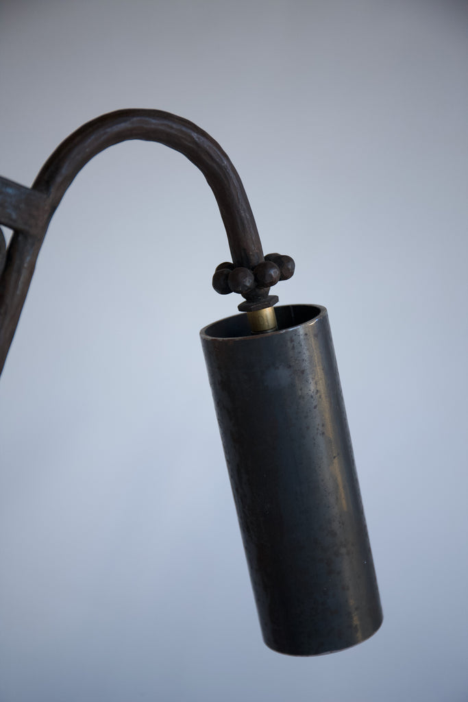 1920's French Iron Table Lamp