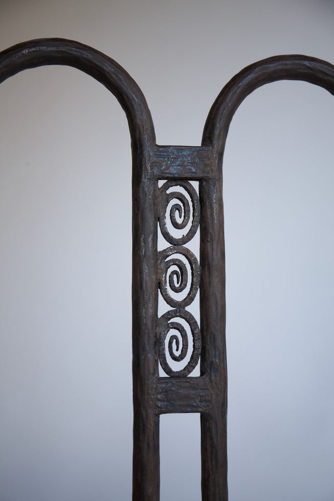 1920's French Iron Table Lamp