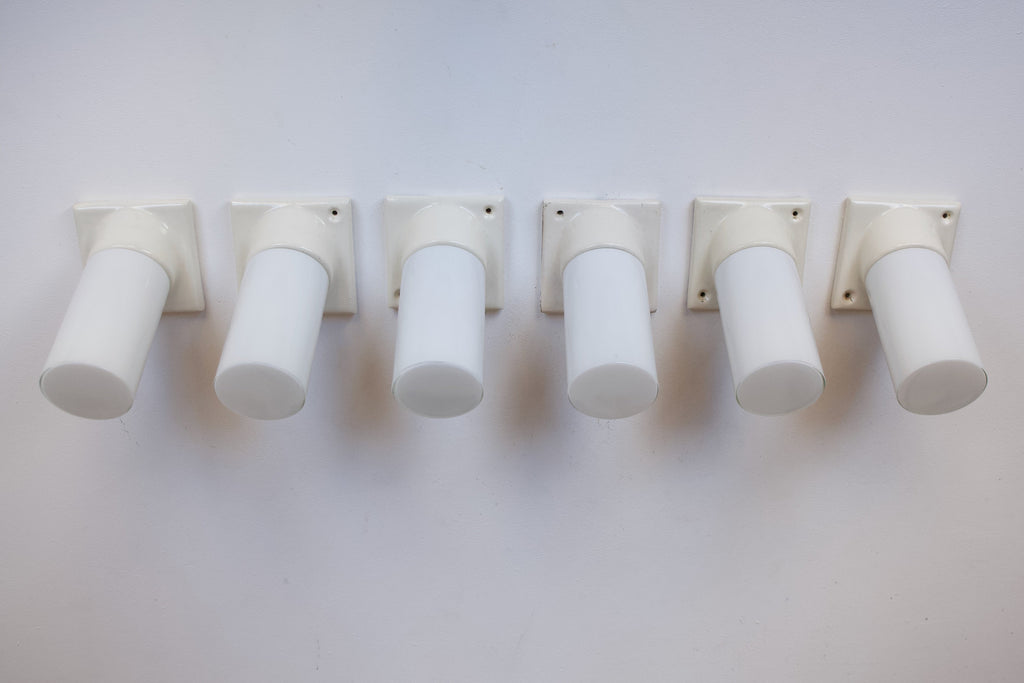 Ceramic and Glass Wall Light