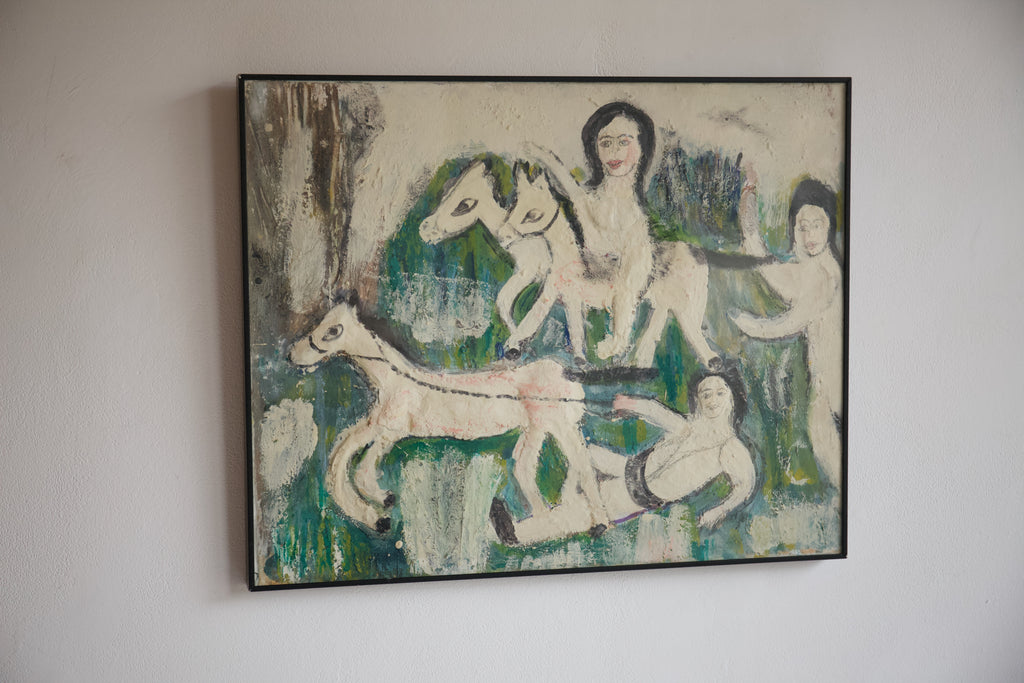 Avant-garde Oil On Board