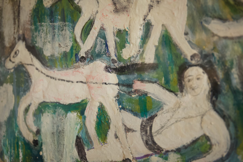 Avant-garde Oil On Board