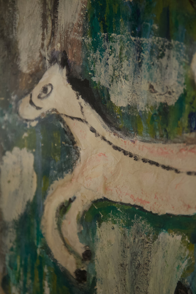 Avant-garde Oil On Board