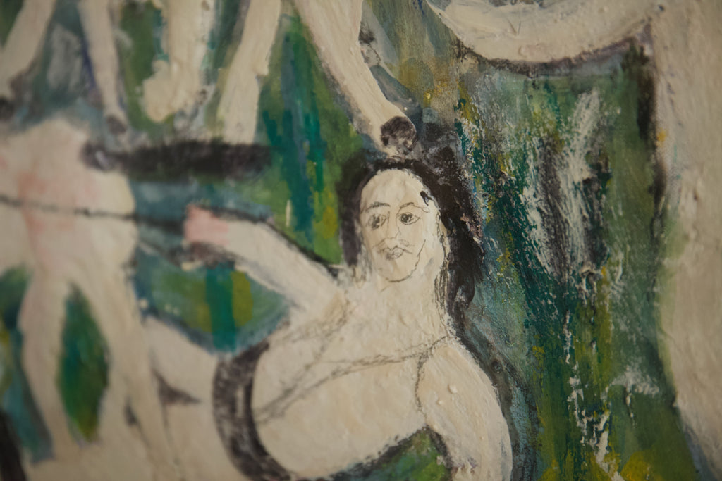 Avant-garde Oil On Board