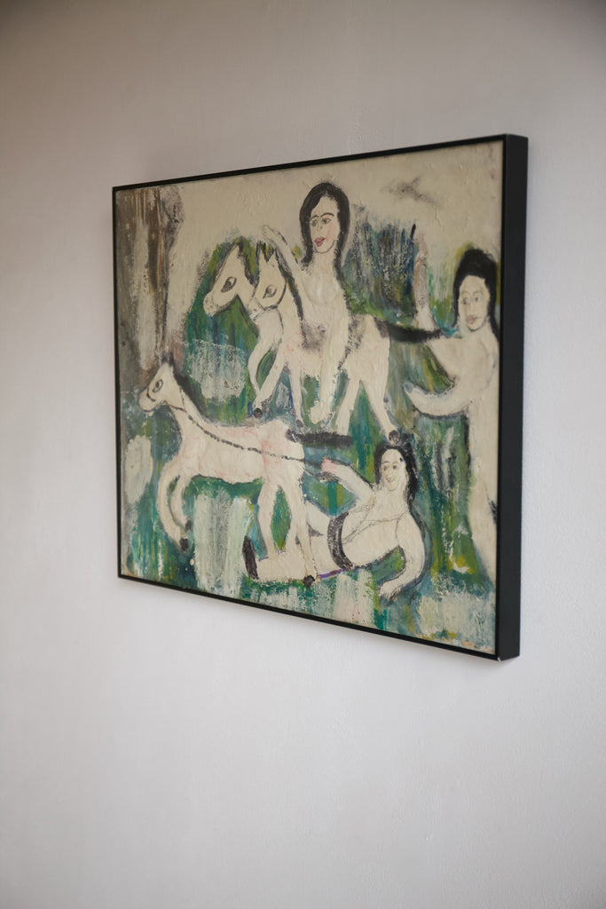 Avant-garde Oil On Board