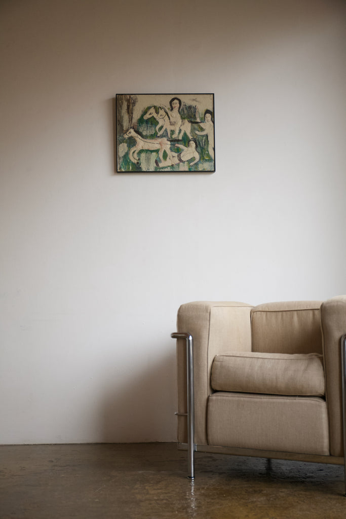 Avant-garde Oil On Board