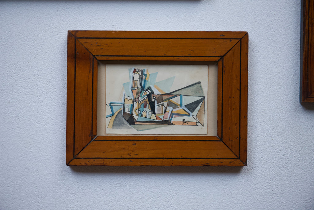 Set of 4 Small Framed Paintings