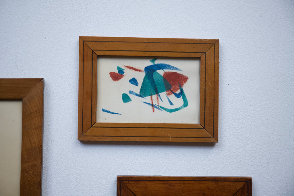 Set of 4 Small Framed Paintings