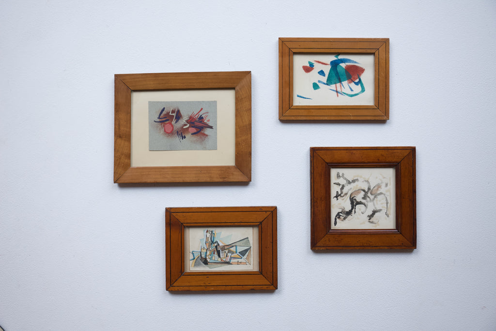 Set of 4 Small Framed Paintings