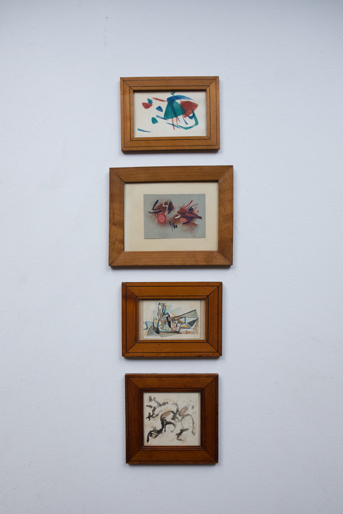 Set of 4 Small Framed Paintings