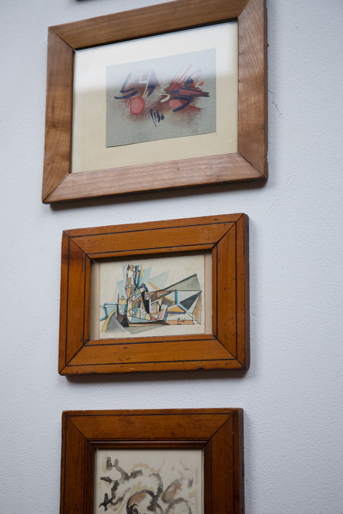 Set of 4 Small Framed Paintings