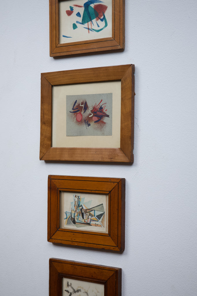 Set of 4 Small Framed Paintings