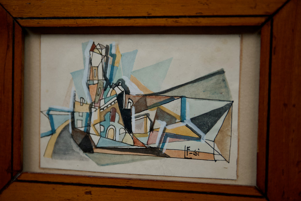 Set of 4 Small Framed Paintings