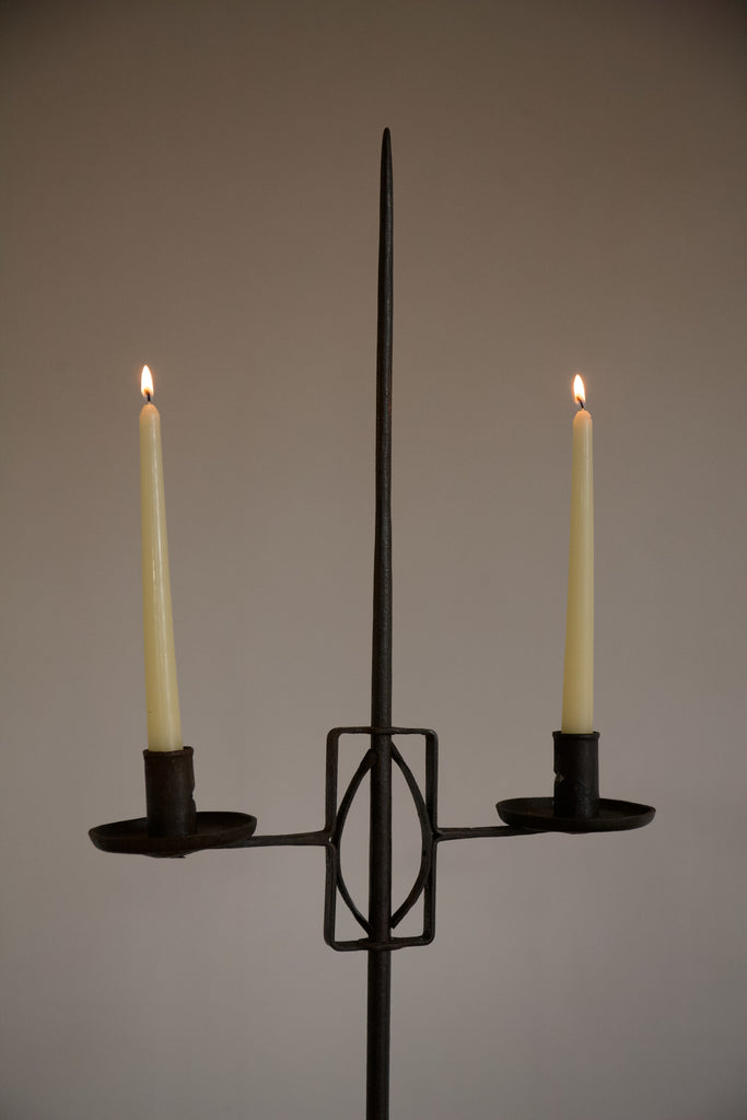 Iron Standing Candelabra