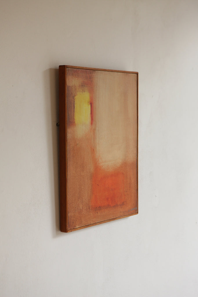 LJ Connor Abstract, Oil on Board