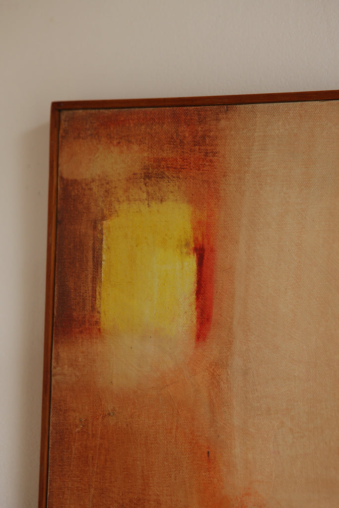 LJ Connor Abstract, Oil on Board