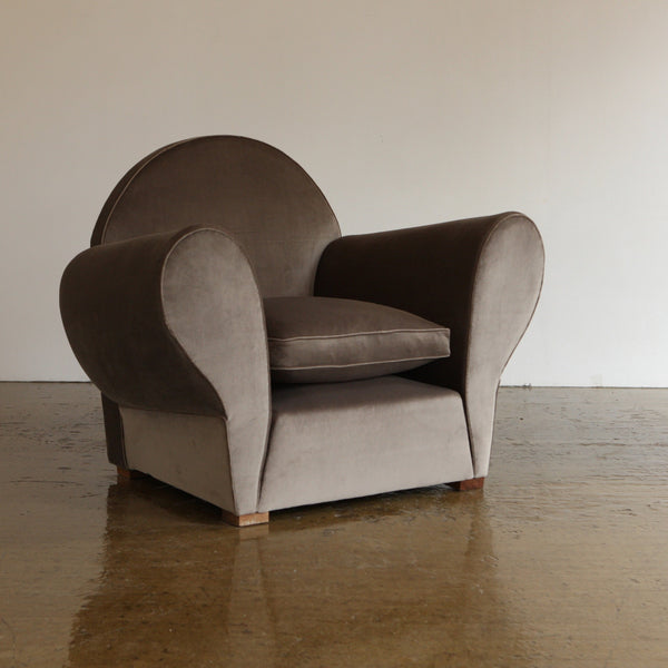 Italian Art Deco Club Chair
