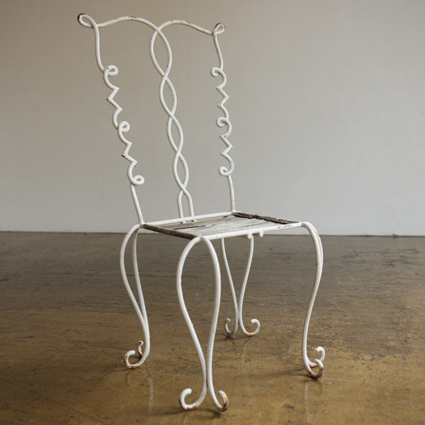 French Looped Metal Chair