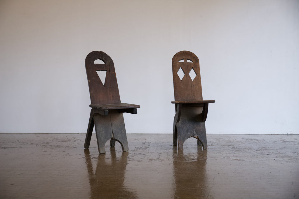 19th Century Plank Back Chair