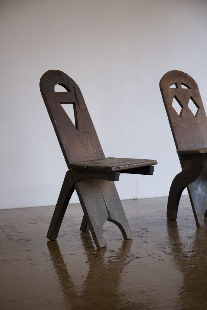 19th Century Plank Back Chair