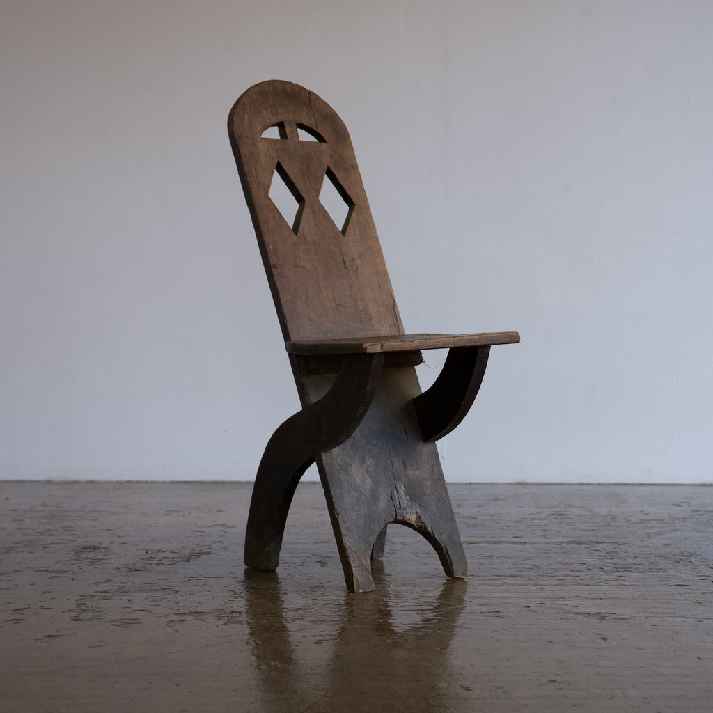 19th Century Plank Back Chair