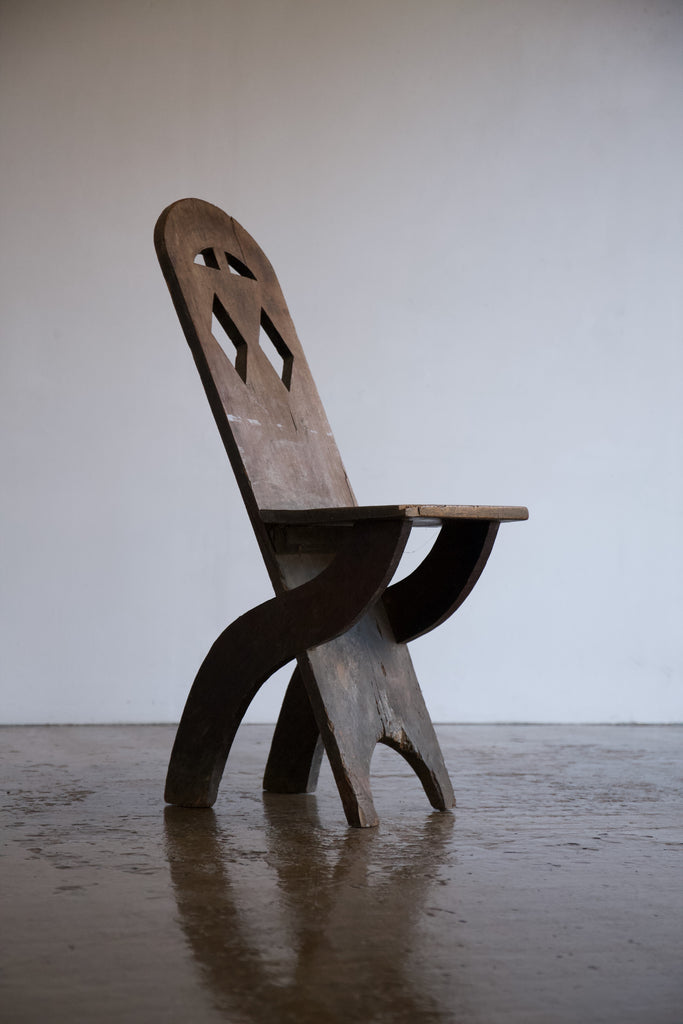 19th Century Plank Back Chair