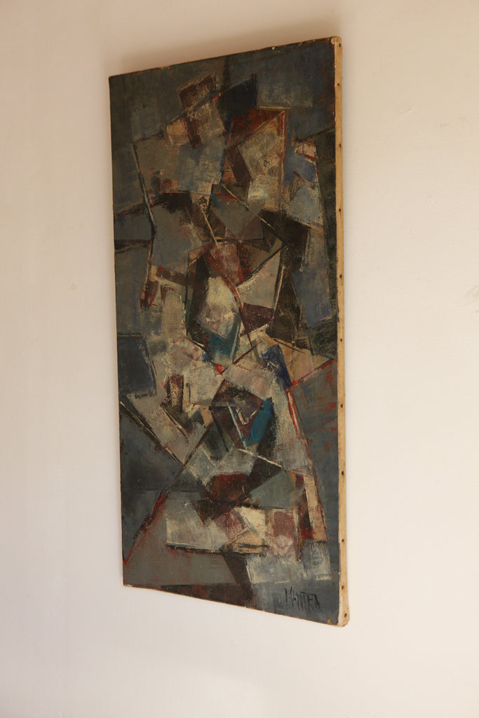 Cubist, Oil on Canvas, Mantra 1959