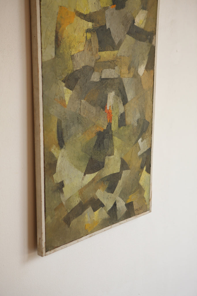 Cubist Oil on Canvas, Laviolle