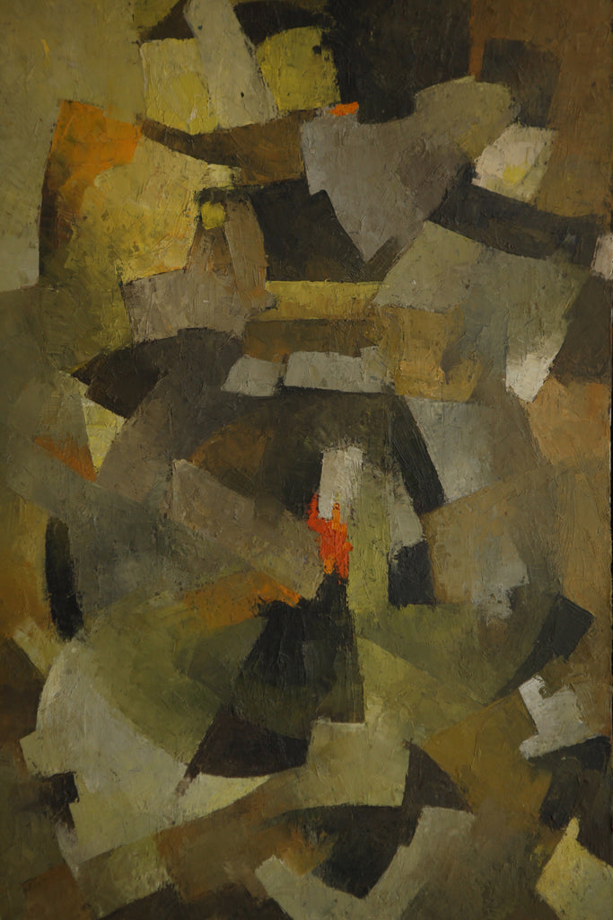 Cubist Oil on Canvas, Laviolle